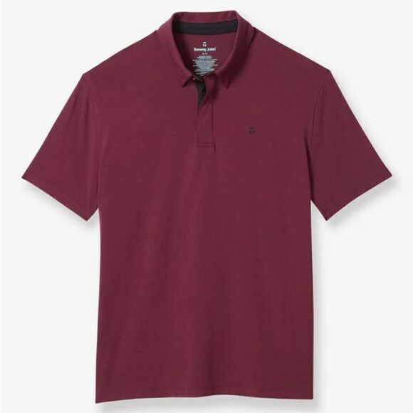 Tommy John Second Skin Comfort Polo Xl - Picture 1 of 6